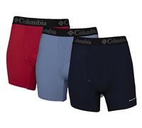 Columbia Herren Omni Freeze Zero Boxershorts, 3er-Pack Retroshorts, Mountain Red/Bluestone/Navy, X-Large