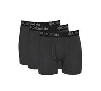 Columbia Herren Performance Cotton Stretch Boxer Brief-3 Pack Retroshorts, Schwarz, M (3er Pack)