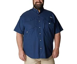 Columbia Herren PFG Bonehead Langarmshirt BoneheadTM Ss Shirt, Carbon, 1X