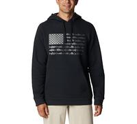 Columbia Sportswear Herren Hoodie Fish Flag Ii PFG – Schwarz/Graphit – Größe L – USA