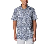 Columbia Herren Super Slack Tide Camp Shirt Wander, Collegiate Navy Tunado Tonal, XX-Large