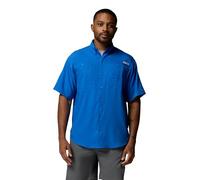 Columbia Herren PFG Tamiami II Short Sleeve Shirt Kurzärmeliges Hemd, Vivid Blue, S EU