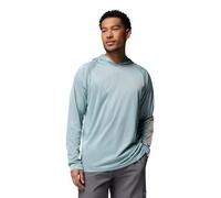 Columbia Herren PFG Terminal Tackle Hoodie Angel-Shirt, Crushed Blue Heather/Bright Nectar Logo, Medium