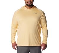 Columbia Herren PFG Terminal Tackle Hoodie Kapuzenpullover, Kakaobutter/Bluebell-Logo, 2X Tall