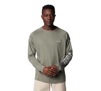 Columbia Herren PFG Terminal Tackle Long Sleeve Wander-Shirt, Cypress/Cool Grey Logo, Mittel