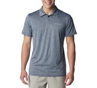 Columbia Herren Hike Polo Wander-Shirt, College-Marineblau-meliert, X-Large