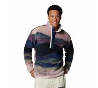 Columbia Herren Printed Half Snap Helvetia II bedrucktes Fleece mit halbem Schnappverschluss, Collegiate Navy Dolomites, XX-Large