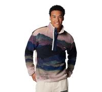 Columbia Herren Printed Half Snap Helvetia II bedrucktes Fleece mit halbem Schnappverschluss, Collegiate Navy Dolomites, XX-Large