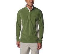 Columbia Klamath Range II Half Zip Fleecepullover waldgrün/weiß - M