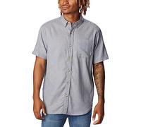 Columbia Herren Rapid Rivers Ii Kurzarm-Shirt Wandershirt, Dark Mountain Oxford, XX-Large