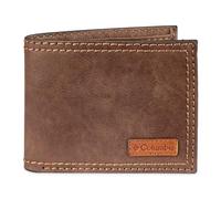 Columbia Herren RFID-blockierende Passcase-Geldbörse Faltbare Brieftasche, Dark Tan, One Size