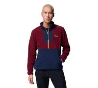 Columbia Sequoia Grove Half Zip Fleece rich wine, collegiate navy - Größe S