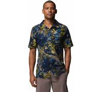 Columbia Herren Tech Trail Utility Printed Hemd (Größe XL, braun)