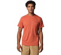 Columbia Men's Zero Rules Light Short Sleeve Crew, Technical Short Sleeve T-Shirt, Tuscan, L