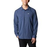 Columbia Herren Silver Ridge Utility Lite Long Sleeve Wander-Shirt, Dark Mountain, Klein
