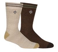 Columbia Herren-Socken aus Baumwolle, 3er-Pack, Khaki/Braun, 14