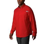 Columbia Herren Standard PFG Tamiami II UPF 40 Langarm-Angelshirt, Red Spark, Größe L