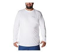 Columbia Herren Standard Terminal Tackle PFG Fischflagge LS, Weiß, Collegiate Navy, Größe L