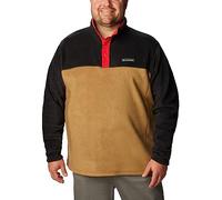 Columbia Herren Steens Mountain Half Snap 2 Fleece Pull Over, Delta/Schwarz/Bergrot, XXL