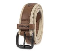Columbia Herren Stretch Casual Belt Gürtel, Khaki/Braun, Medium (34/36 US)