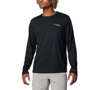 Columbia Herren Summit Valley Long Sleeve Crew Wander-Shirt, Schwarz, X-Large