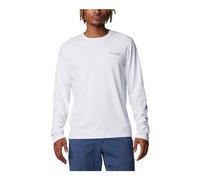 Columbia Herren Summit Valley Long Sleeve Crew Wander-Shirt, Weiss/opulenter Garten, X-Large