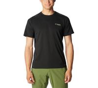 Columbia Herren Summit Valley Short Sleeve Crew Wander-Shirt, Schwarz, X-Large