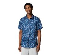 Columbia Herren Super Slack Tide Camp Shirt, Carbon Fly Pride, XX-Large