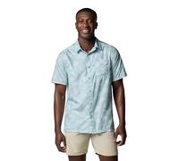 Columbia Herren Super Slack Tide Camp Shirt, Crushed Blue Floridays, XXL Große Größen