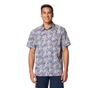 Columbia Herren Super Slack Tide Hemdbluse, Nocturnal Marlin Palms, XXL