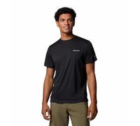 Columbia Men's Zero Rules Light Short Sleeve Crew, Technical Short Sleeve T-Shirt, Black, S