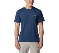 Columbia Herren Tech Trail Crew Neck II T-Shirt, College-Marineblau-meliert, XX-Large