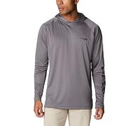 Columbia Herren Terminal Tackle Hoodie, City Grey/Black Logo, Large Tall