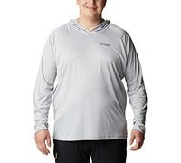 Columbia Herren Terminal Tackle Hoodie, Cooles grau/blaues Logo, 2X