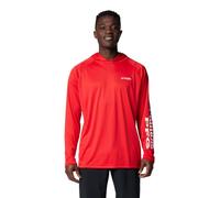 Columbia Herren Terminal Tackle Hoodie, Red Spark/White Logo, XLT, Rotes Spark/weißes Logo, X-Small