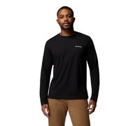 Columbia Herren Thistletown Hills Long Sleeve Crew Wanderhemd, Schwarz, XL