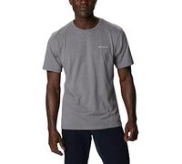 Columbia Herren Thistletown Hills Short Sleeve Wander-Shirt, City Grey Heather, X-Klein