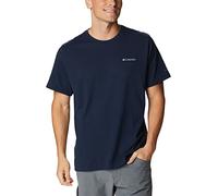 Columbia Herren Thistletown Hills Short Sleeve Wanderhemd, College-Marineblau-meliert, 4X Hoch
