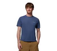 Columbia Herren Zero Rules Light Short Sleeve Crew Technisches Kurzarm-T-Shirt, Dark Mountain, XXL EU