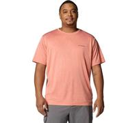 Columbia HIKE CREW Herren T-Shirt, lachsfarben, größe 3x