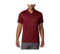 Columbia Herren Hike Polo Wanderhemd, Roter Jaspis, Medium