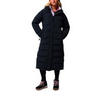 Columbia - Isolierte Stepp- Und Daunenjacke aus natürlichen Daunen - Amaze Puff Long Hooded Jacket Black für Damen - Größe L - schwarz schwarz L