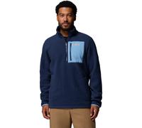 Columbia Jasper Ridge Pebbled Half Zip Herren Pullover blau Größe L Trekking Widerstandsfähig