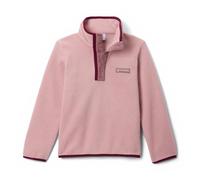 Columbia Jugend Unisex Helvetia 2 Half Snap Fleece, Fleece-Überzieher, Radiergummi, Rosa, Feige, L