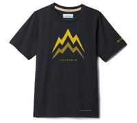 Columbia - Kid's Tech Trail Utility S/S Graphic Crew - Funktionsshirt, Gr. 158 XL, schwarz (Black/Energetic)