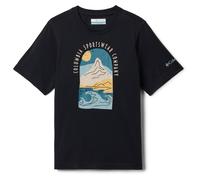 Columbia - Kid's Valley Creek II S/S Graphic Shirt - T-Shirt, Gr. 158 XL, schwarz (Black/CozyCoastline)