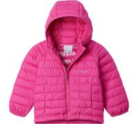 Columbia Kinder Powder Lite II Hoodie Jacke (Größe 140 , pink)