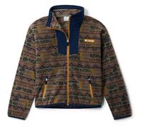 COLUMBIA Kinder Rolli Sequoia Grove Printed Full Zip Fleece (2134961) S Stone Green Horizons, Coll Navy