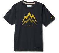 Columbia TECH TRAIL UTILITY SHORT SLEEVE GRAPHIC CREW Funktionelles Kinder-T-Shirt, schwarz, größe XL