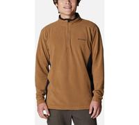 Columbia Herren Fleece-Pullover, Mit Reißverschluss über die halbe Länge, Klamath Range II, Braun